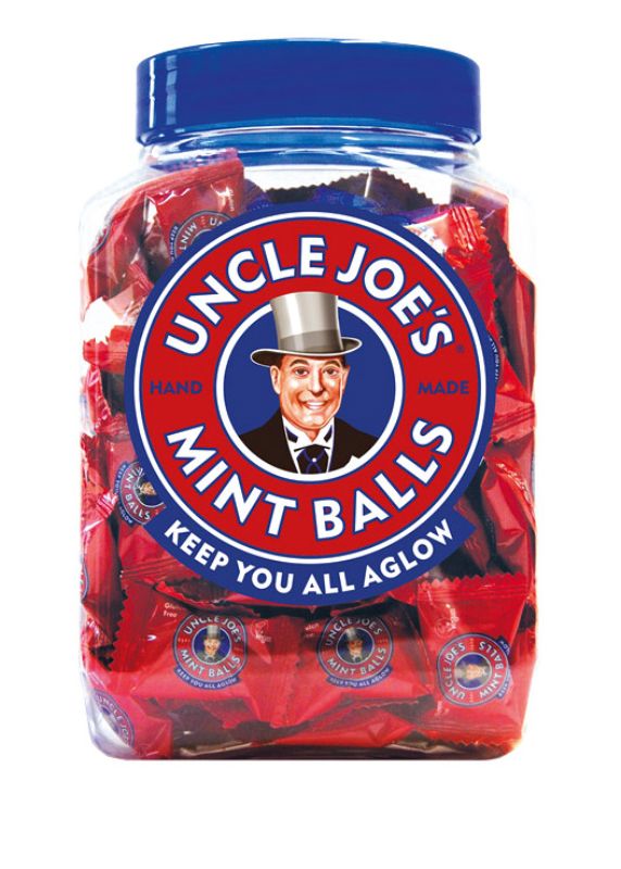 Jar of Uncle Joe's Mint Balls